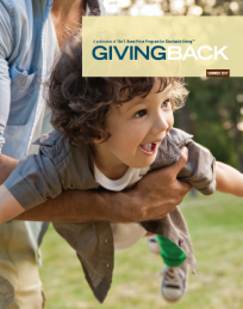 giving back newsletter